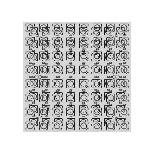 Ws2812B Rgb Led Matrix 8X8 - 24 Bit Color - Standard Mechanical Component