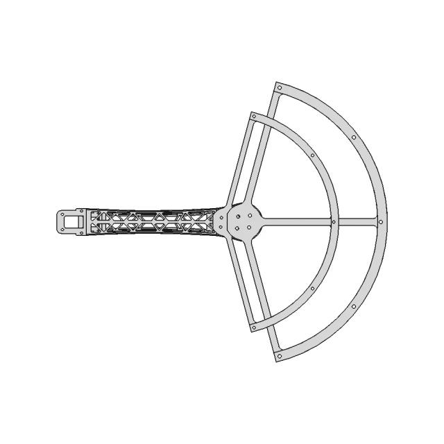 Propeller Protecter Quadrotor Frame Model F450 - Downloadable CAD Representation