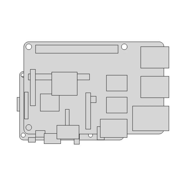 Raspberry Pi 3B+ - Standard Mechanical Component
