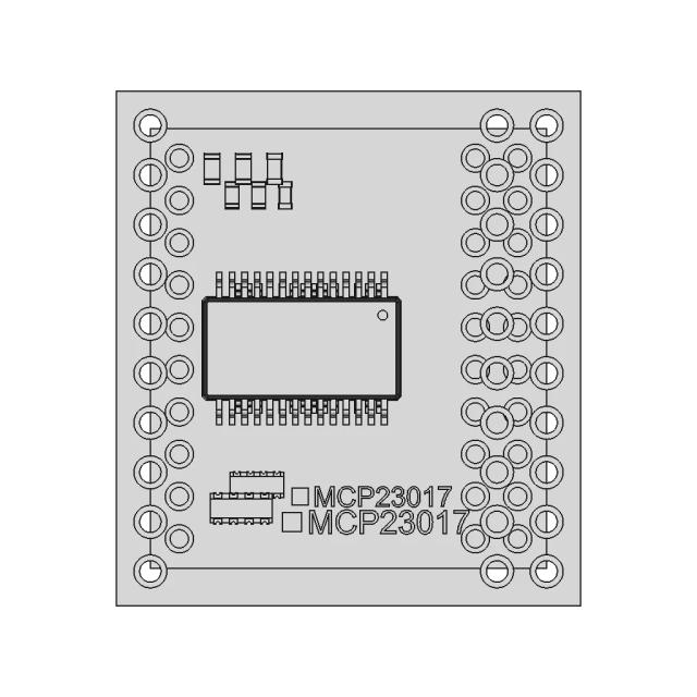 Mcp23017 Module - 16Bits I/O Expander I2C | High-Quality CAD Model