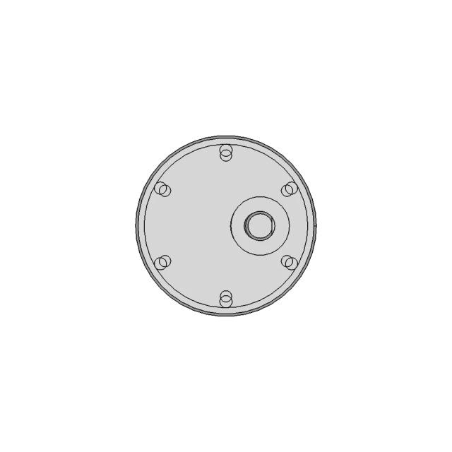Geared Motor Mg373323 - Downloadable CAD Representation