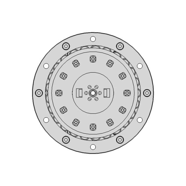 Split-Ring Compound Epicyclic Planetary Gearbox - Downloadable CAD Representation