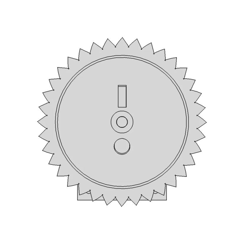 Round Thumb Dial Pot | 3D Engineering Design File
