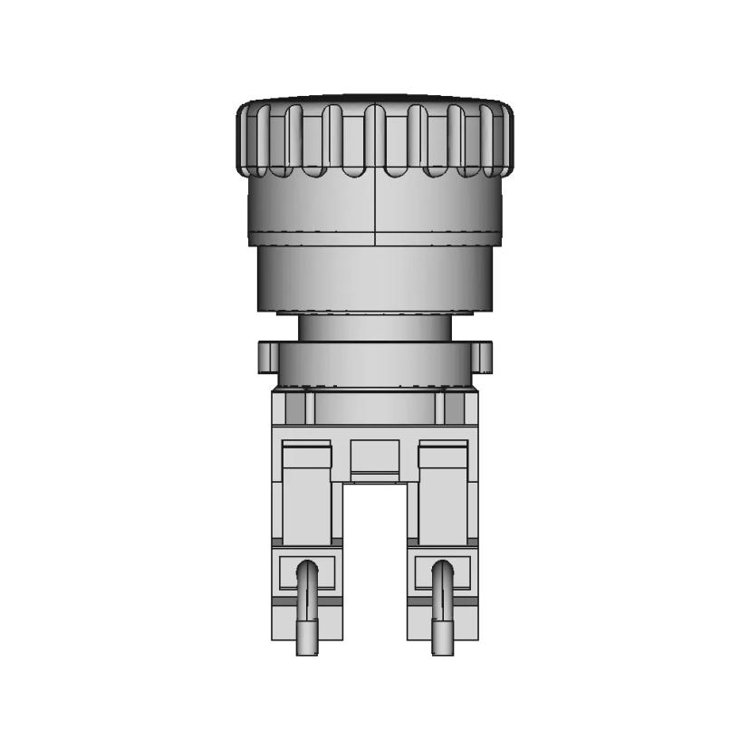 E Stop Plastic 230V/5A - Standard Mechanical Component