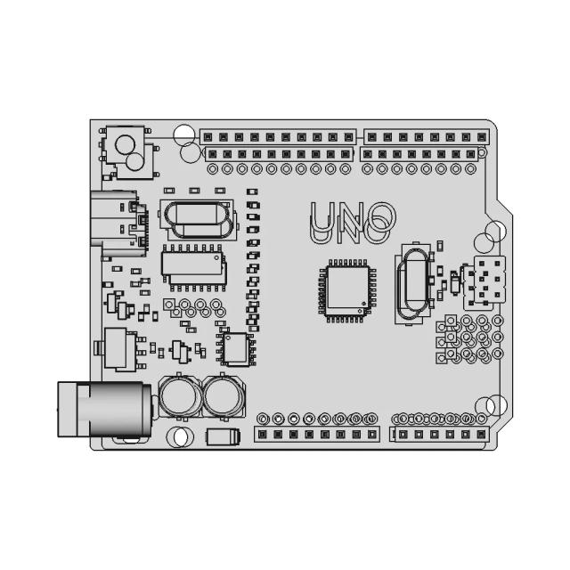 Adruino Uno Ch340 - Downloadable CAD Representation