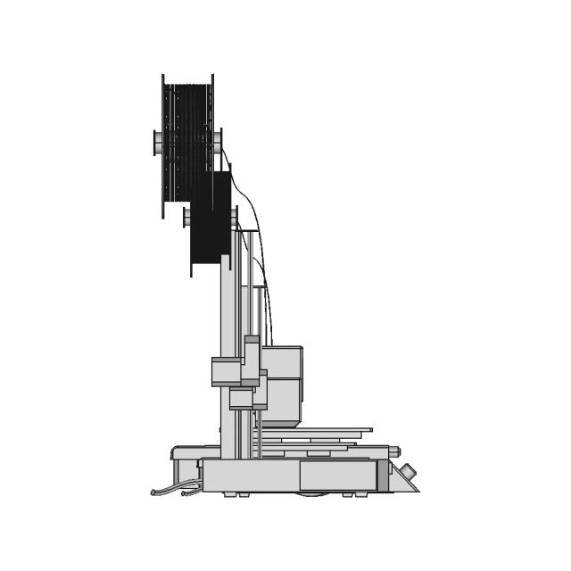 Kp3S Pro V2 3D Printer - Downloadable CAD Representation