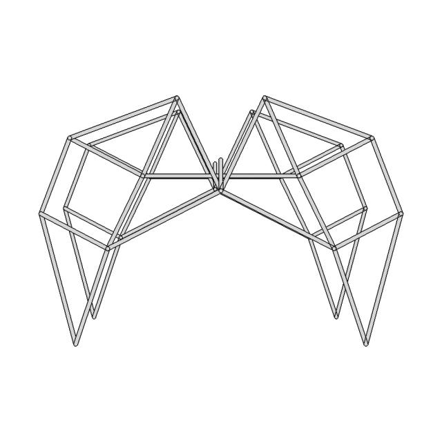 Single Plane Strandbeest Linkages | 3D Engineering Design File