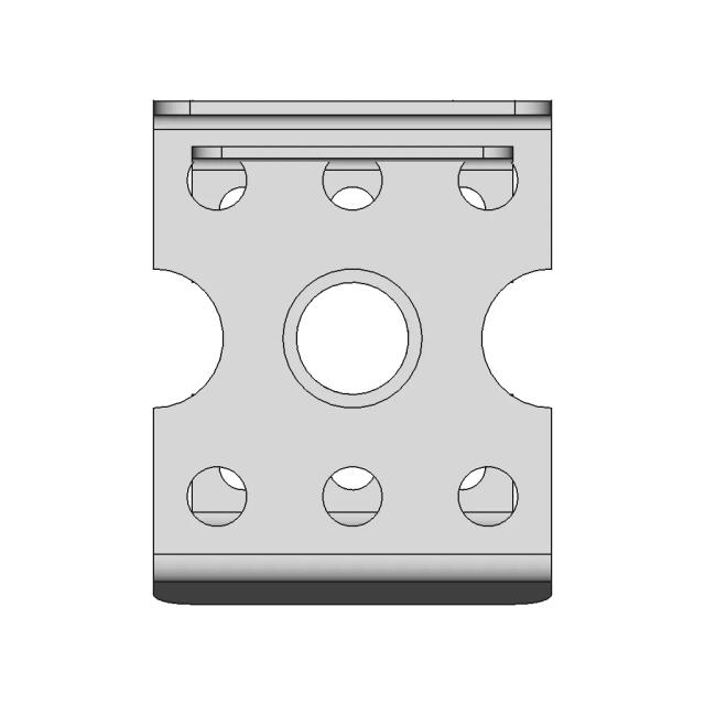 2127 Bo Motor Clamp Sunrobotics_In - Standard Mechanical Component