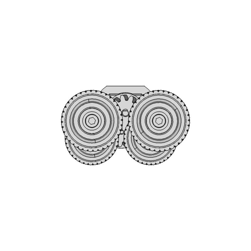 Herringbone Gear & Wheel Assembly - Standard Mechanical Component