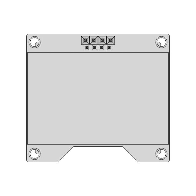 1.54” I2C Oled - Downloadable CAD Representation