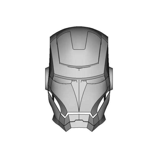 Iron Man Helmet | High-Quality CAD Model