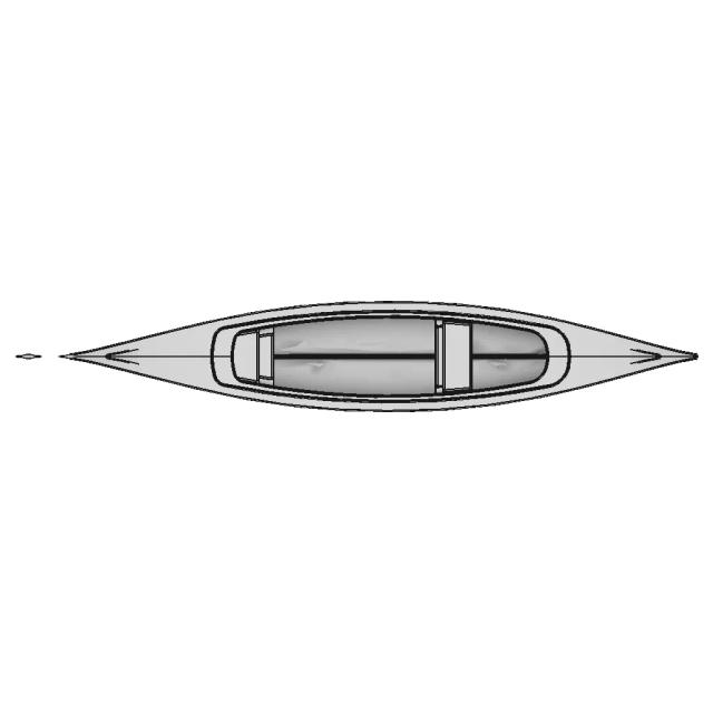 Canoe And Paddle | High-Quality CAD Model