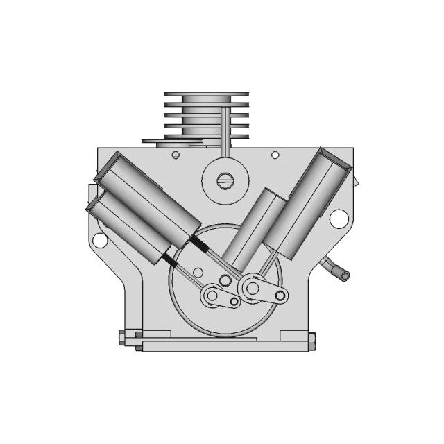4 Cylinder Oscillating Engine - Standard Mechanical Component