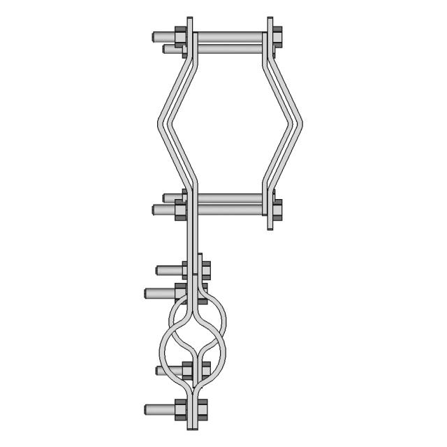 Mounting Bracket For Large Ssb Mf/Hf Antenna - Downloadable CAD Representation