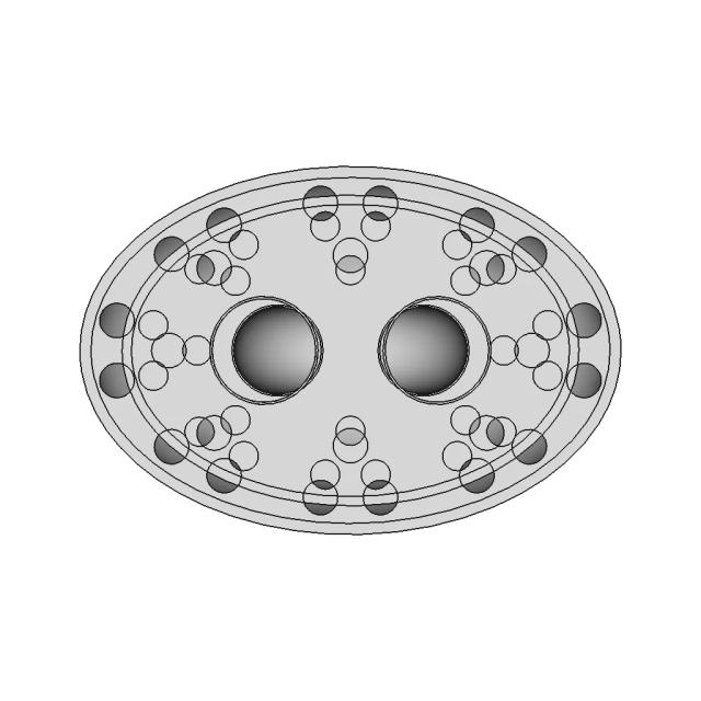 Morovski Type Through Deck Fitting - Standard Mechanical Component
