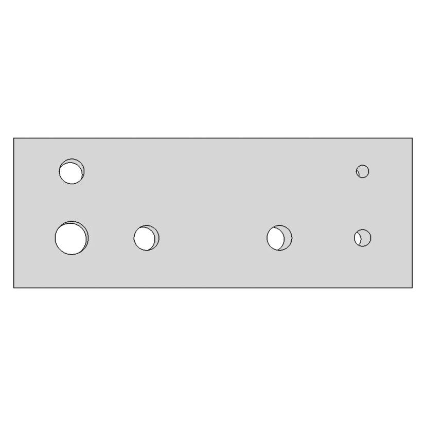 Stainless Steel - Tri Clamp Pass Through Plate | 3D Engineering Design File