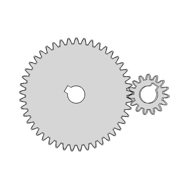 Multi Stage Velocity Reducer Spur Gearbox | High-Quality CAD Model