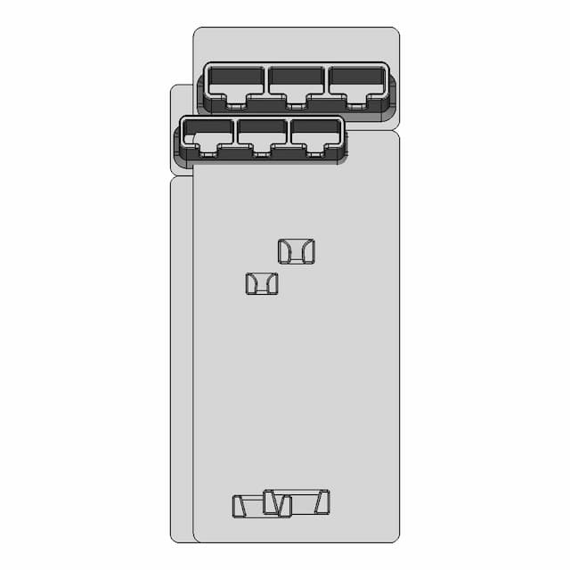 Gridfinity Global Gs-94 Peeler Set | High-Quality CAD Model
