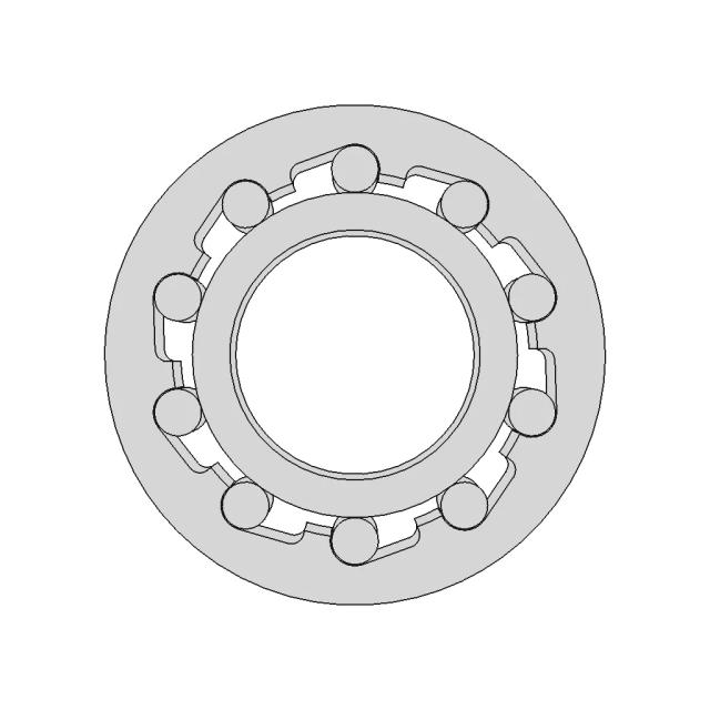 One Way Roller Bearing Clutch (Illustration) - Standard Mechanical Component
