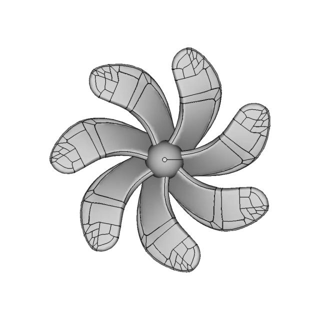 Submarine Propeller - Downloadable CAD Representation
