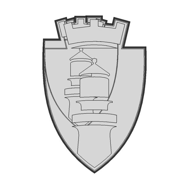 Lindesnes Coat Of Arms Plaque - Downloadable CAD Representation