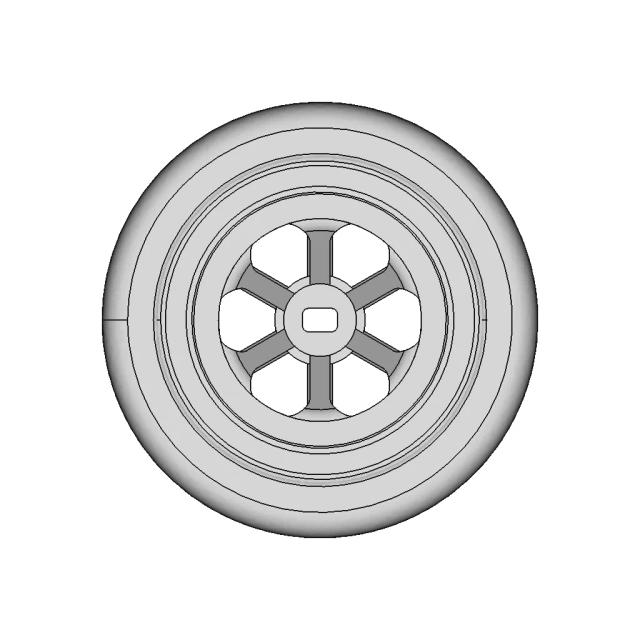 Wltoys Wheel & Tire, 30Mmod X 12Mm Wide | 3D Engineering Design File