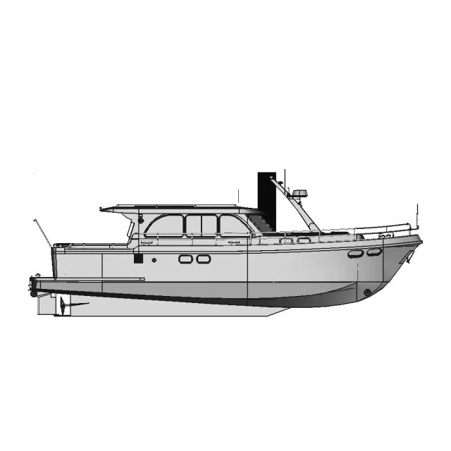 Holländische Stahlyacht 1:25 | 3D Engineering Design File