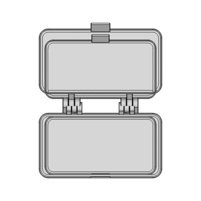 Box With Hinges For 3D Printing | 3D Engineering Design File