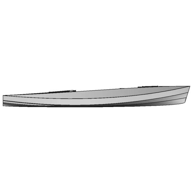 Tchalba Kayak - Downloadable CAD Representation