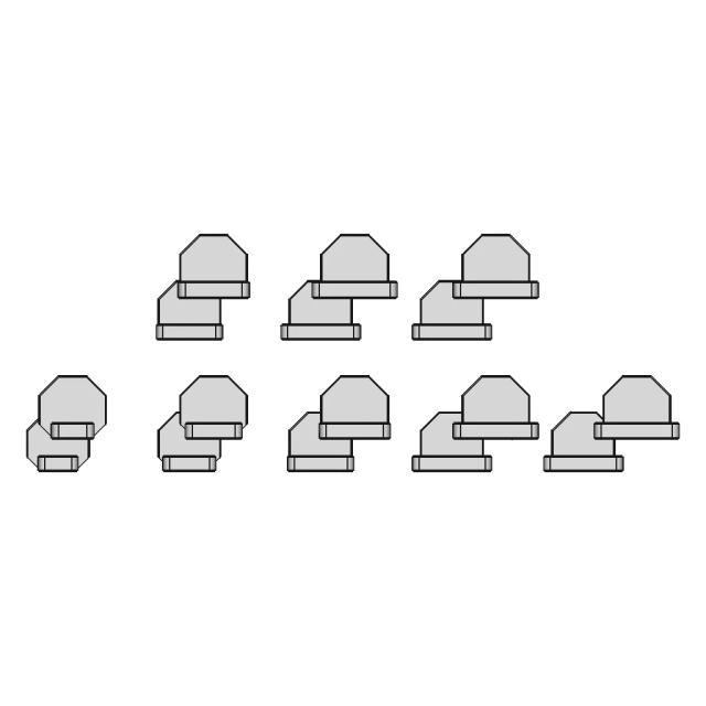 Multiboard Square Holders - Downloadable CAD Representation