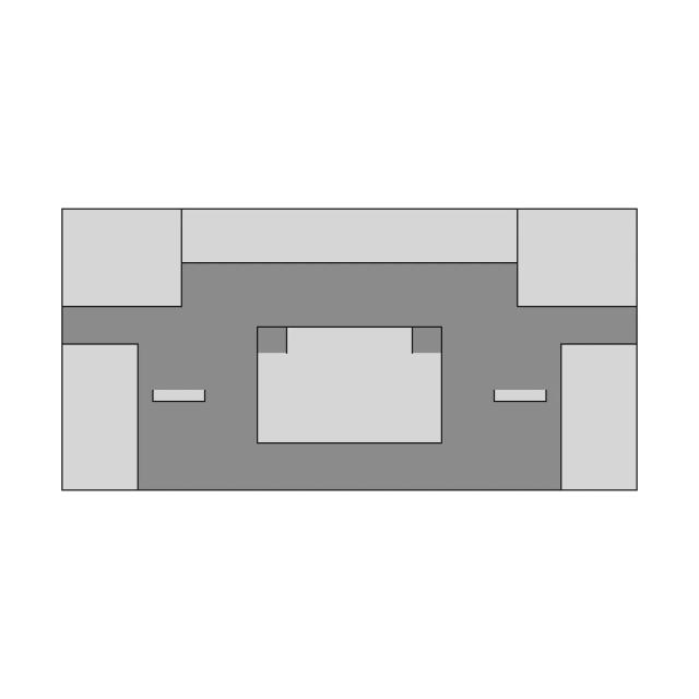 Structural Mounting Bracket With Central Cutout | High-Quality CAD Model