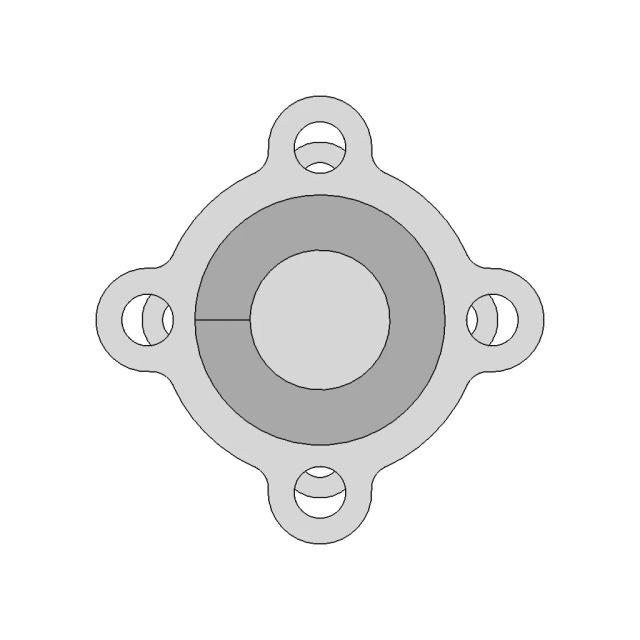 #121 Flange | Fusion | Projeto Raiz | High-Quality CAD Model
