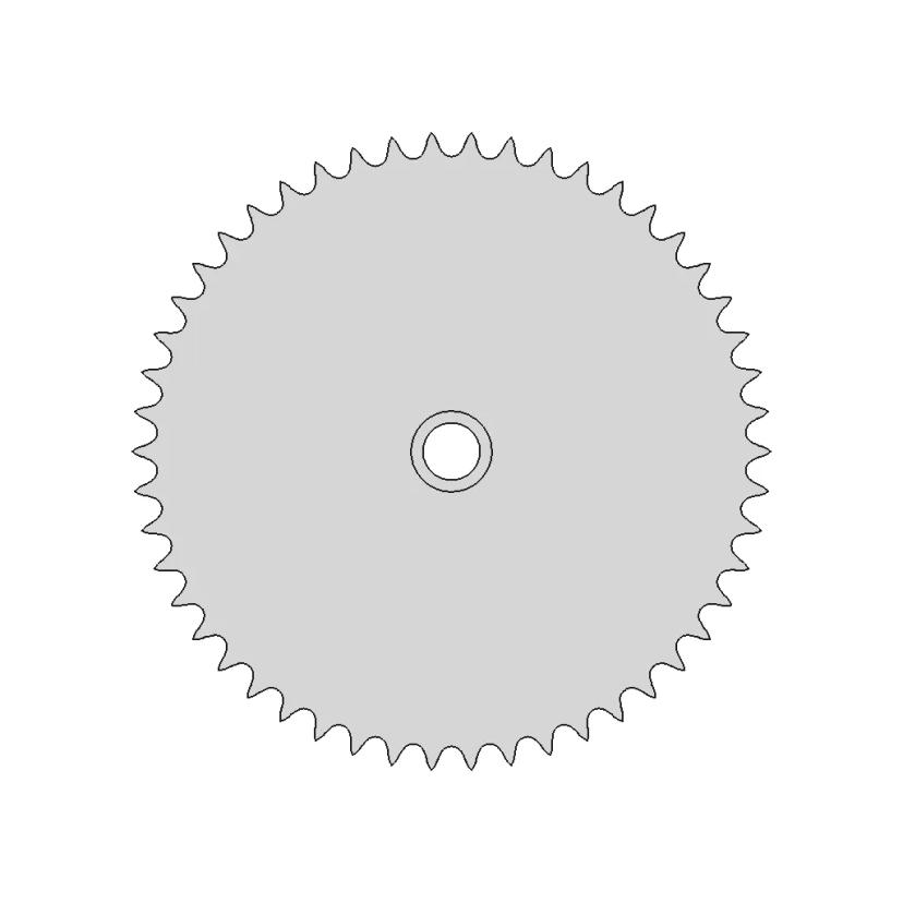 A Spur Gear - Standard Mechanical Component