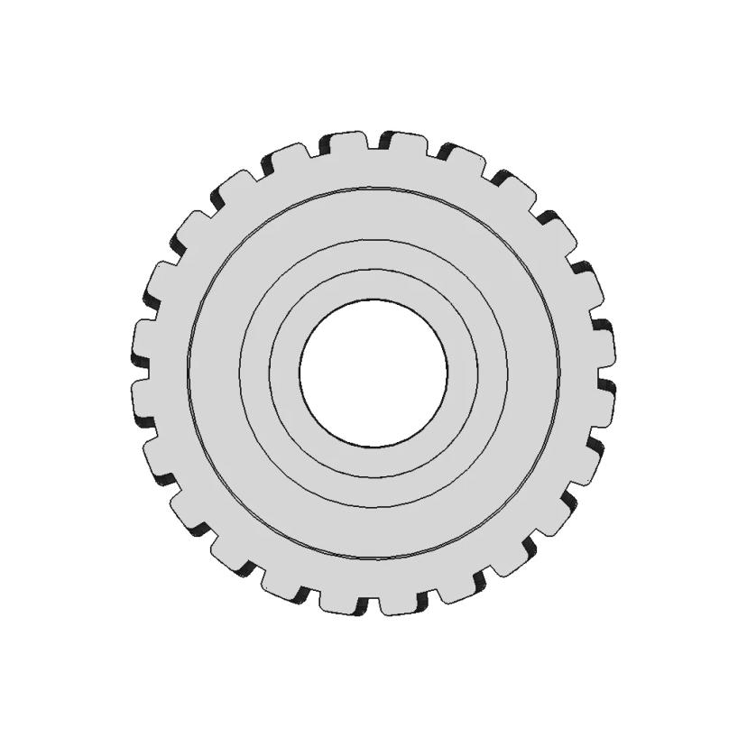 Animated. Worm Drive | High-Quality CAD Model