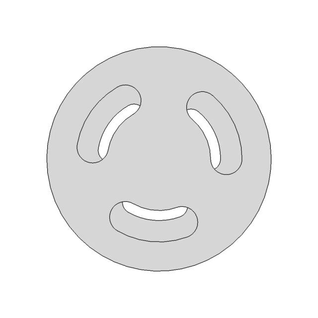 Lightweight Mechanical Disk With Optimized Cutouts | High-Quality CAD Model