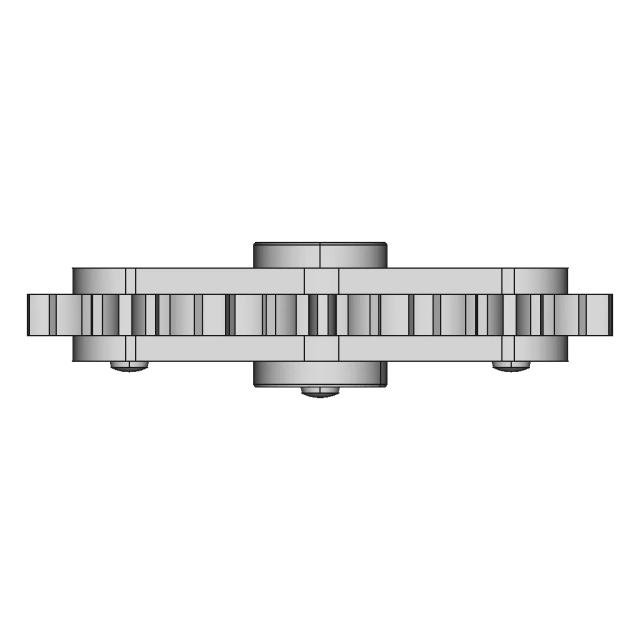 Geared Fidget Spinner | High-Quality CAD Model