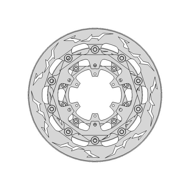 Ktm 690 Smcr Front Brake Rotor - Downloadable CAD Representation