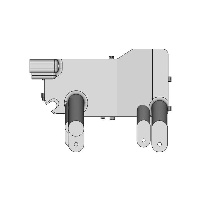 2000 Tacoma Lower Fuse Box Relocation Bracket - Downloadable CAD Representation