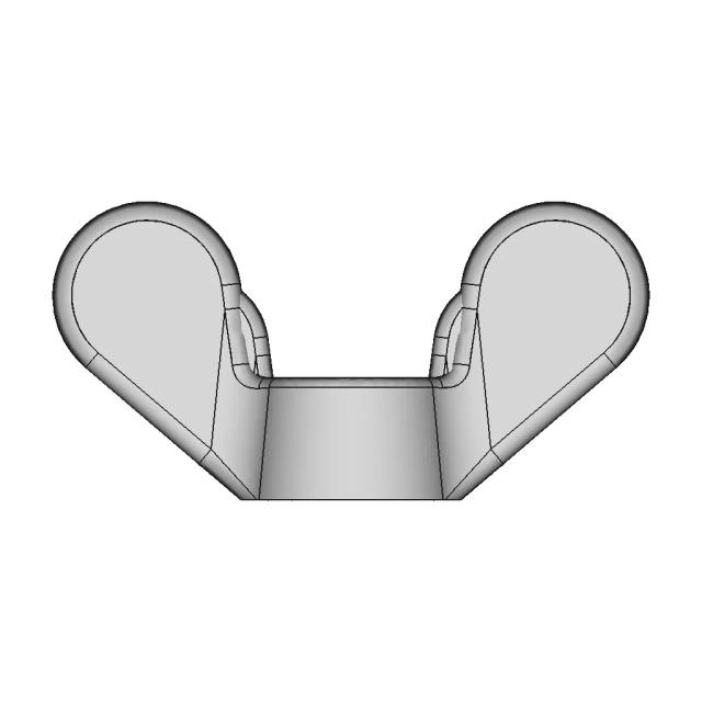 Wing Nut | High-Quality CAD Model