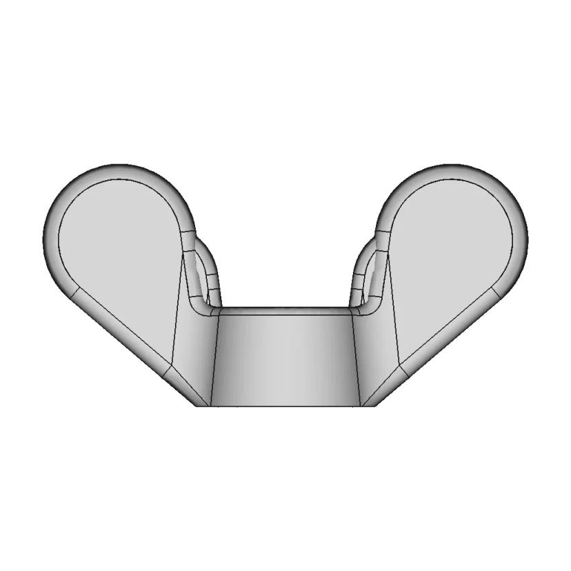 Wing Nut | High-Quality CAD Model