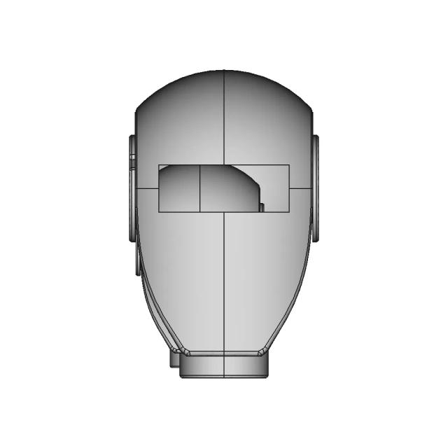 Humanoid Robot Head - Downloadable CAD Representation