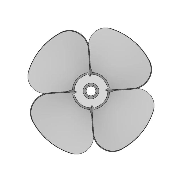 Ø6.5Mm Propeller For Rov - Downloadable CAD Representation