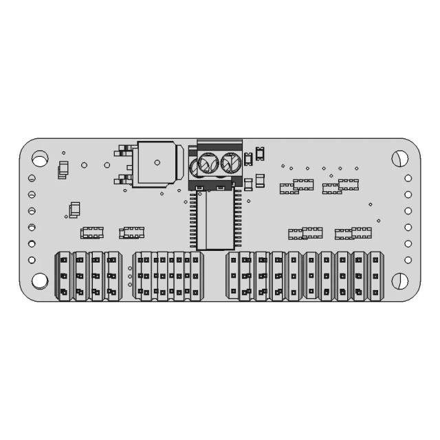 16-Channel 12-Bit Pwm/Servo Driver - I2C Interface - Pca9685 - Downloadable CAD Representation