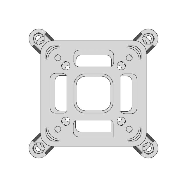 Flywoo Flylense 75/85 Robust Vtx Bracket - Downloadable CAD Representation