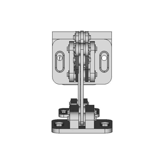 Stainless Steel Hinge - Downloadable CAD Representation