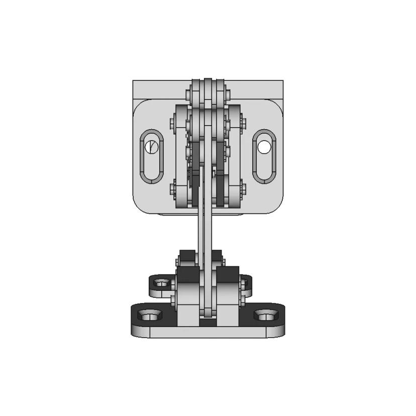 Stainless Steel Hinge - Downloadable CAD Representation