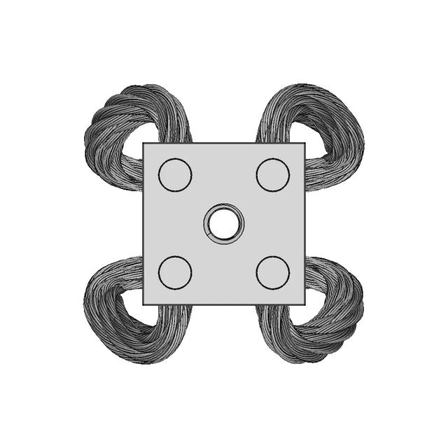 Small Wire Rope Vibration Isolator | 3D Engineering Design File