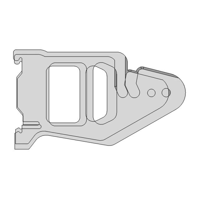 Spool Holder - Din Rail Snap In Design | 3D Engineering Design File