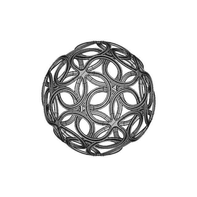 Complex Spherical Pattern Geometry - Standard Mechanical Component