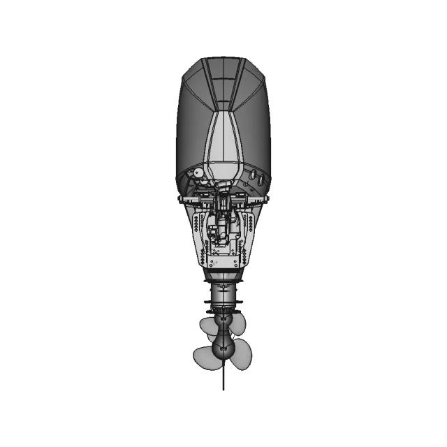 Mercury Outboard V8 | High-Quality CAD Model